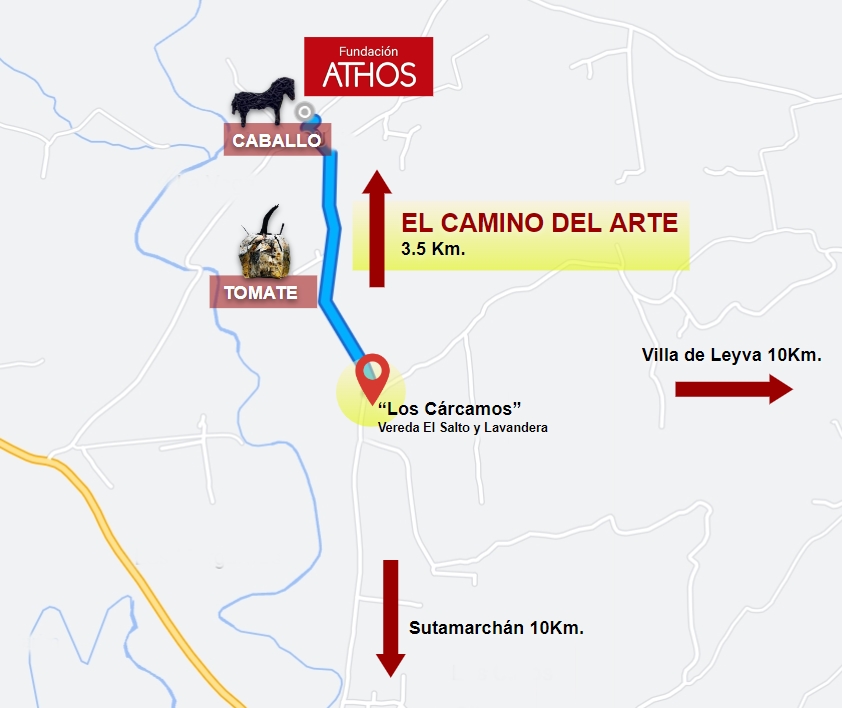 donde queda camino del arte villa de leyva